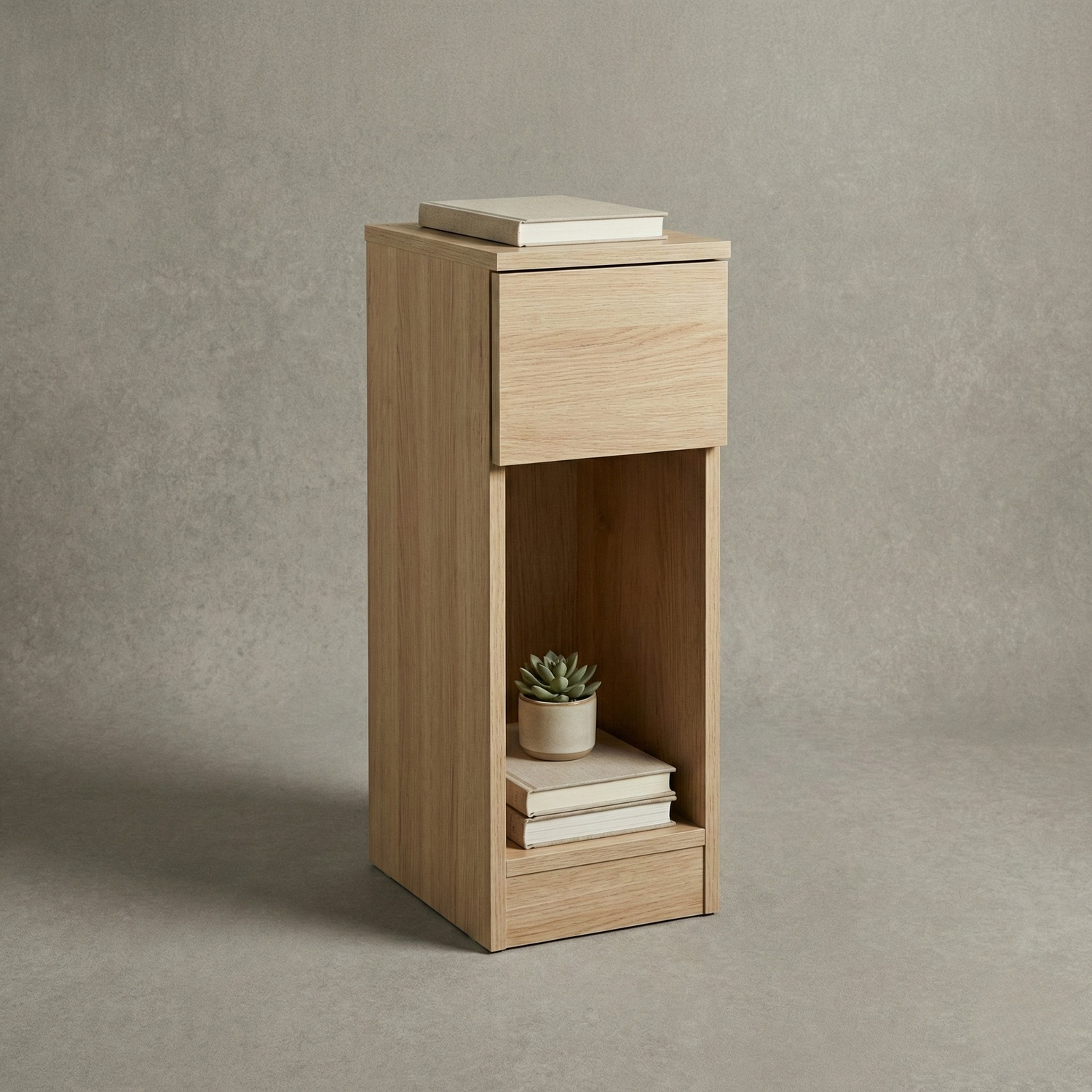 Table De Chevet Extra-Étroite 20 Cm Bois Naturel | KOAÏ