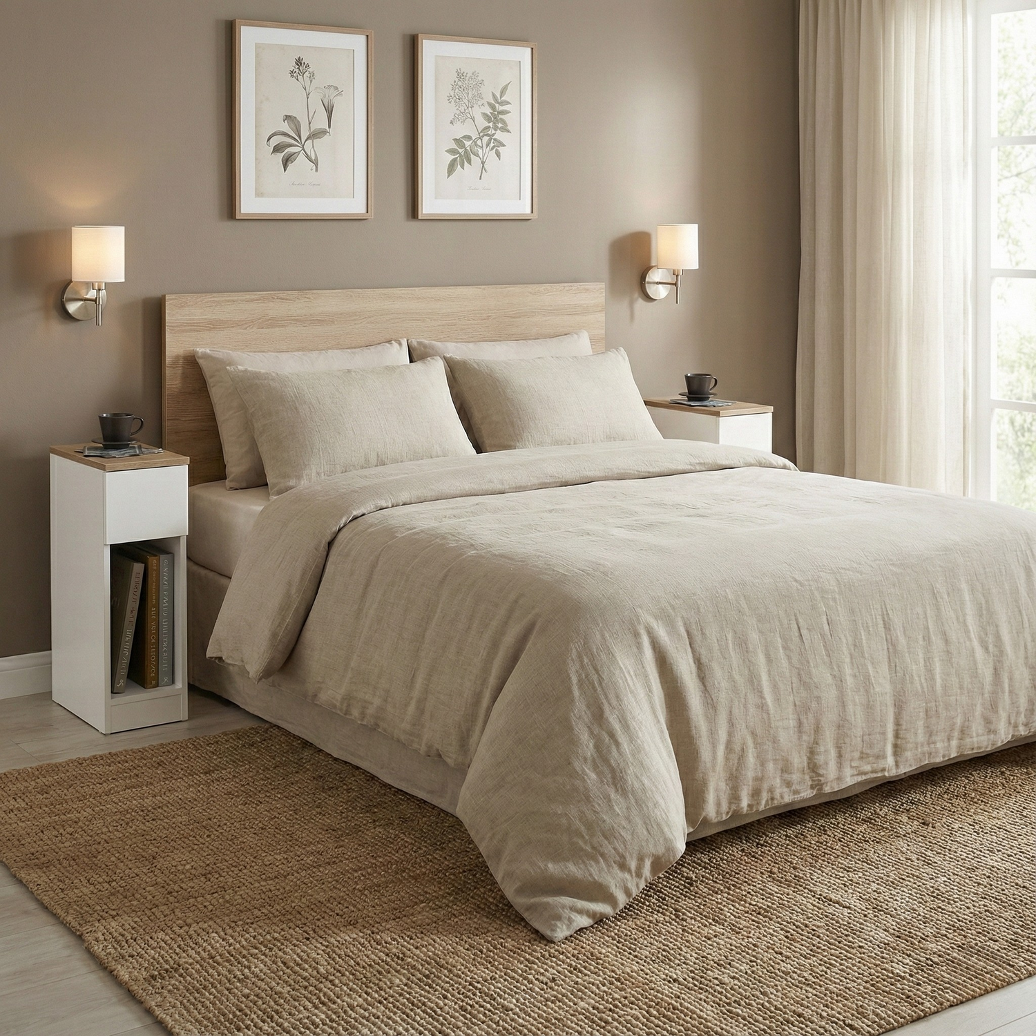 Lot de 2 Tables de Chevet Étroites (20cm) – Gain de Place | KOAÏ