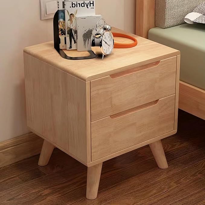 Table De Chevet En Bois Massif – Design Nordique Avec 1 Ou 2 Tiroirs | KOAÏ