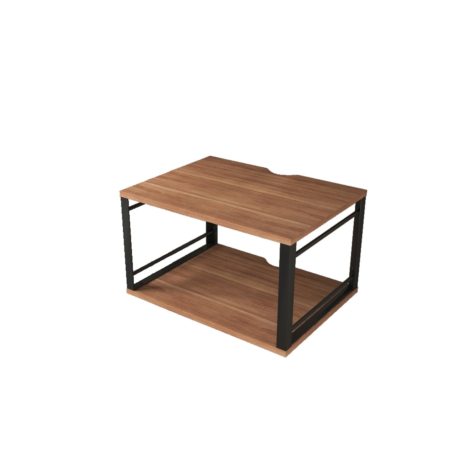 Table Murale Flottante Bois & Métal – Double Niveau avec Éclairage LED RGB | KOAÏ