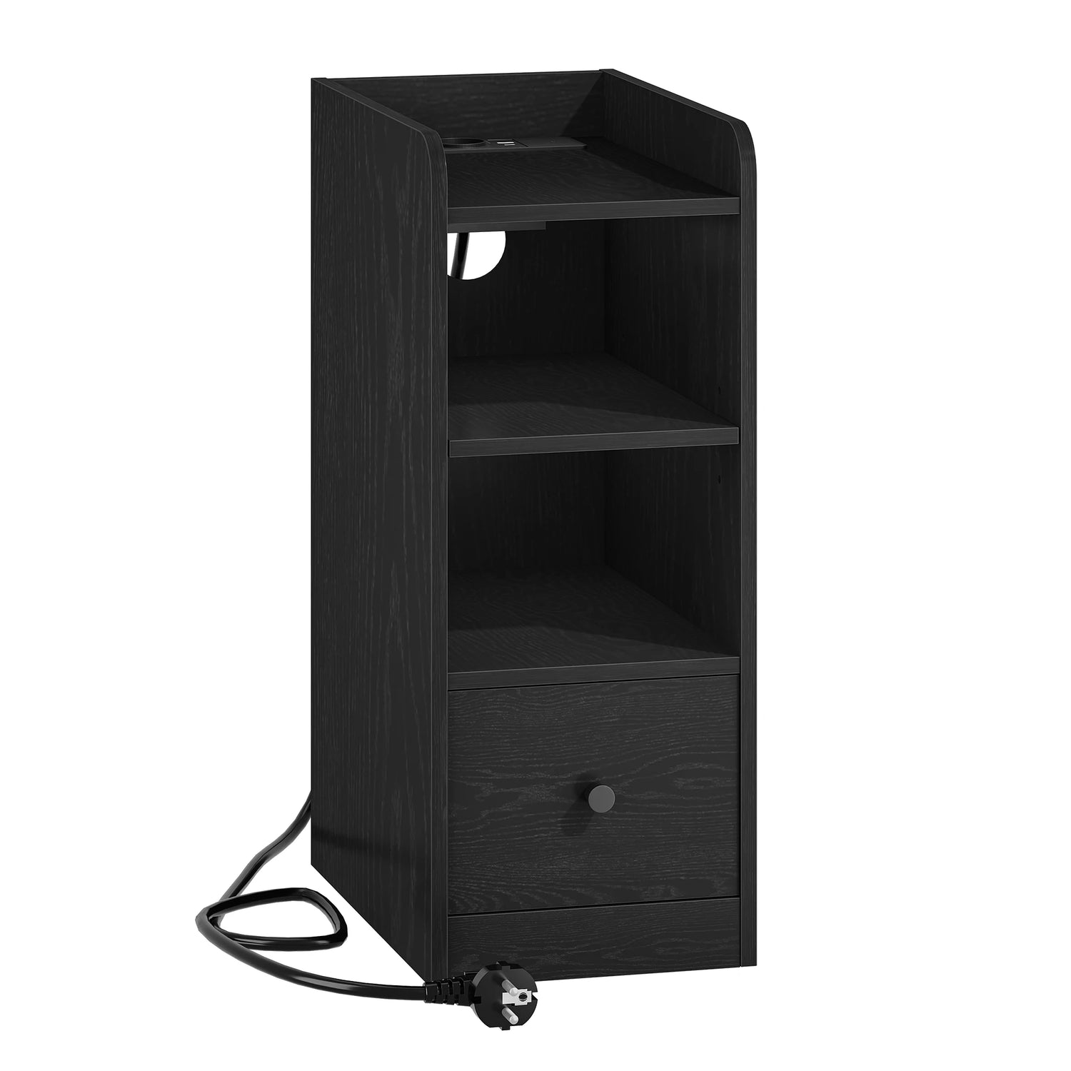 Table De Chevet Connectée – Station De Charge USB Et Type-C, Design Étroit | KOAÏ