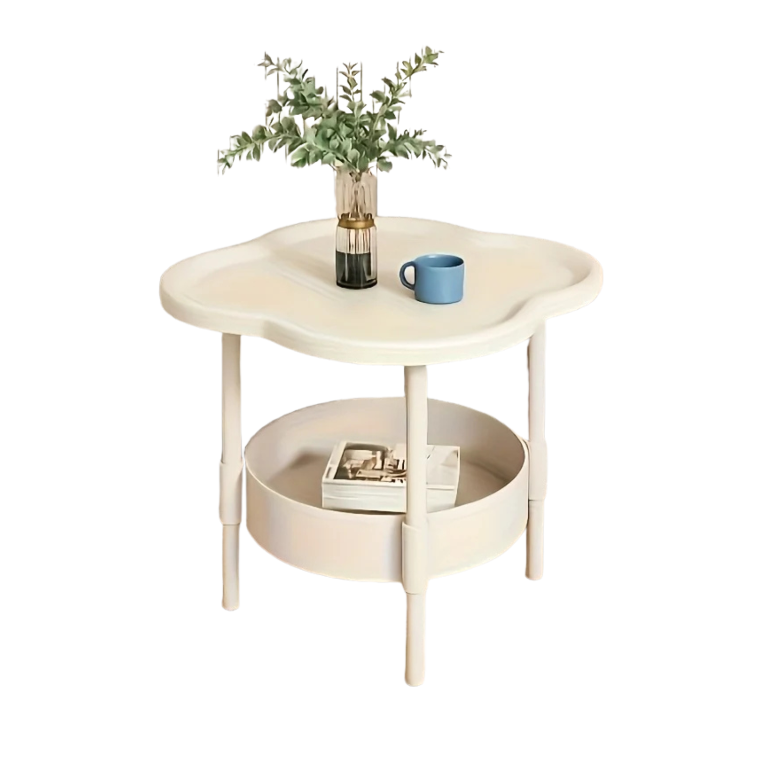 Table D'Appoint Fleur Double Plateau – Design Moderne Et Légère | KOAÏ