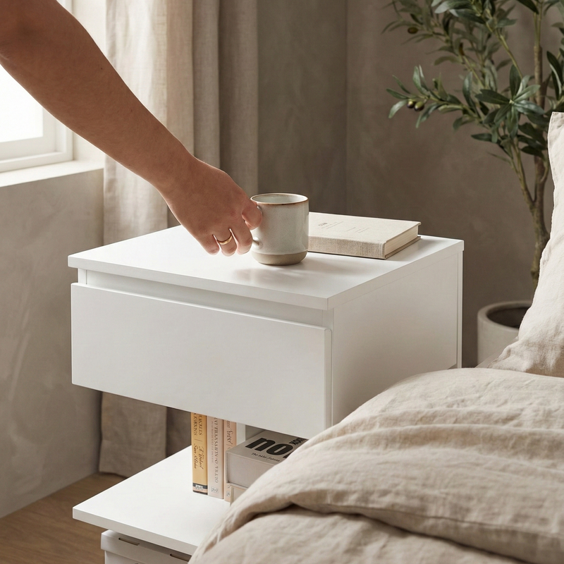 Tables de Chevet Blanches