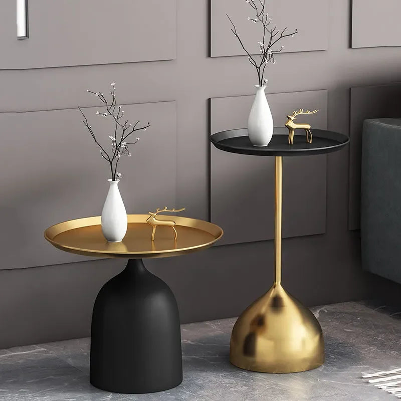 Table d'Appoint design ronde en métal – Couleurs variées | KOAÏ