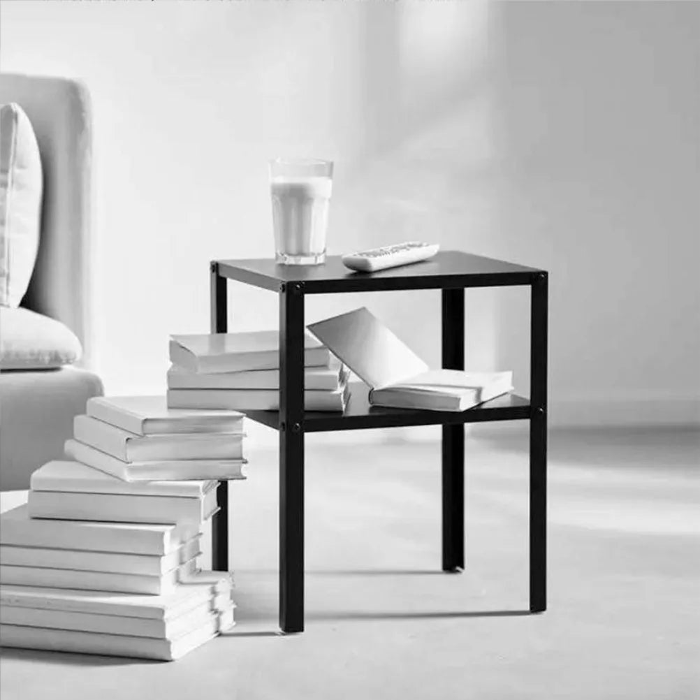 Table De Chevet Minimaliste En Métal Noir – Design Nordique Et Structure Légère | KOAÏ