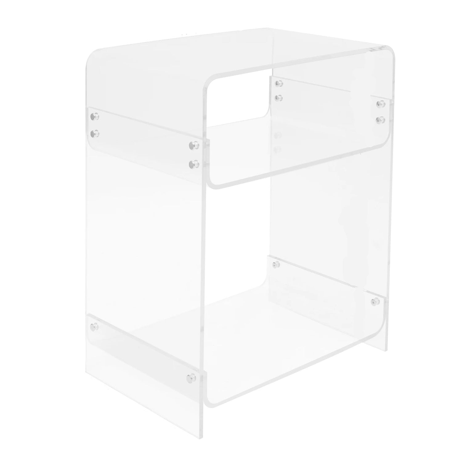Table d’Appoint en Acrylique – 3 Niveaux Transparence Pure | KOAÏ