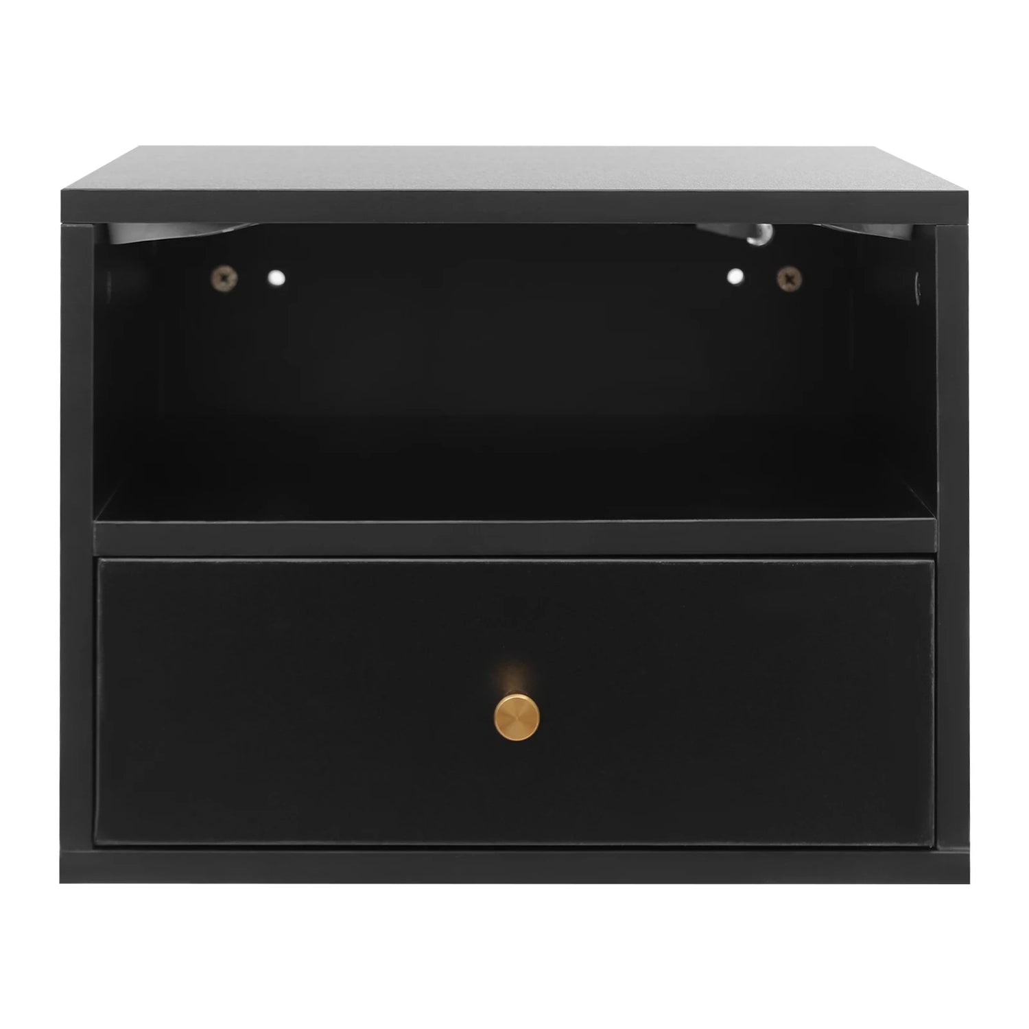 Table De Chevet Murale LED – Noir Mat, Design Minimaliste Et Éclairage Ambiance | KOAÏ